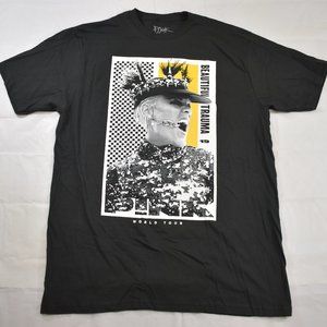 Pink Beautiful Trauma World Tour T Shirt Women's Size XL Black Short Sleeve NEW